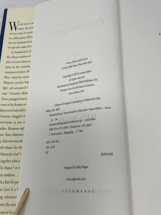 Examined Lives: From Socrates to Nietzsche