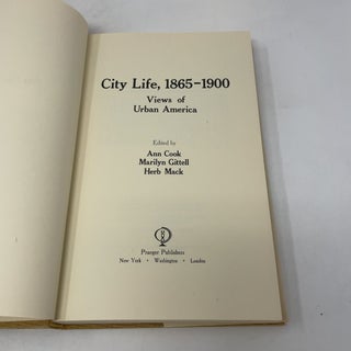 City Life 1965-1900, Views of Urban America