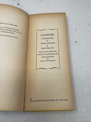 Auto-Erotism