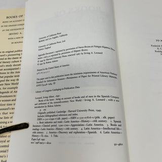 Books of the Brave: Being an Account of Books and of Men in the Spanish Conquest and Settlement of the Sixteenth-Century New World