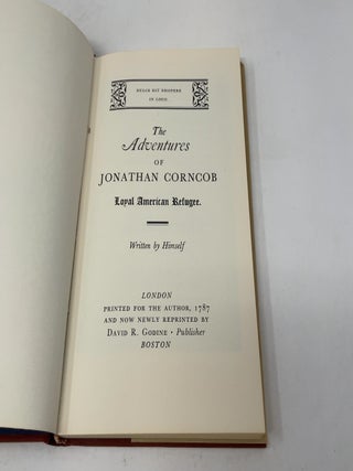 The Adventures of Jonathan Corncob
