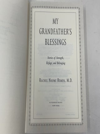 My Grandfather's Blessings: Stories of Strength, Refuge, and Belonging