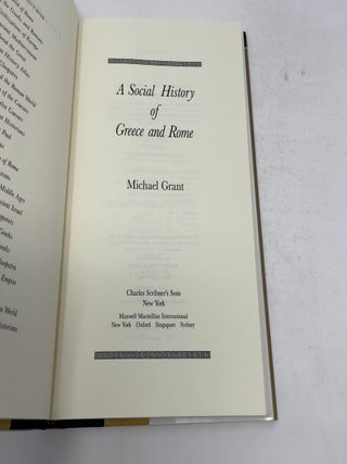 A Social History of Greece and Rome