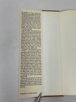 T.N. Foulis: The History and Bibliography of an Edinburgh Publishing House