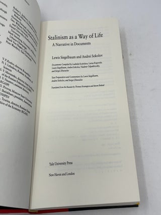 Stalinism as a Way of Life : A Narrative in Documents