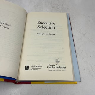 Executive Selection: Strategies for Success