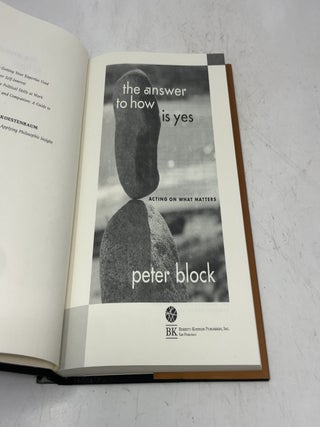 The Answer to How Is Yes: Acting On What Matters