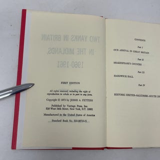 Two Yanks in Britain in the Midlands 1960-1961