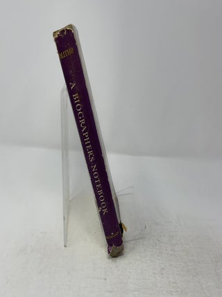 A Biographers Notebook