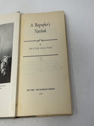 A Biographers Notebook