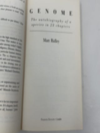 Genome: The Autobiography of Species in 23 Chapters