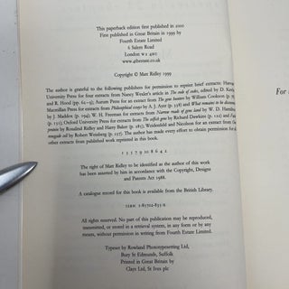 Genome: The Autobiography of Species in 23 Chapters