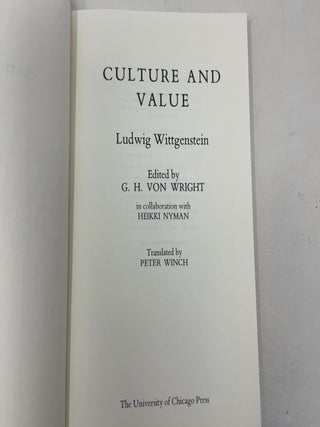 Culture and Value