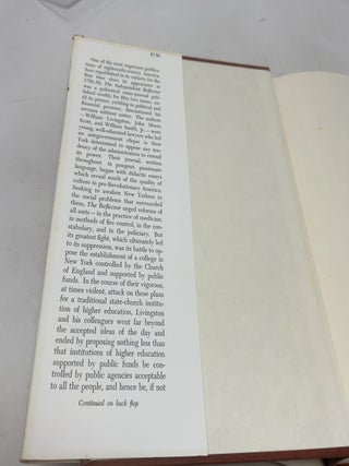 The Independent Reflector or Weekly Essays on Sundry Important Subjects Adapted to the Province of New York