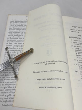 The Independent Reflector or Weekly Essays on Sundry Important Subjects Adapted to the Province of New York