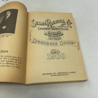Sears, Roebuck and Co. Consumers Guide: Fall 1900