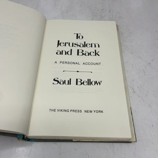 To Jerusalem and Back: A Personal Account