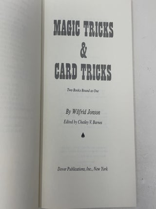 Magic Tricks and Card Tricks (Dover Magic Books)