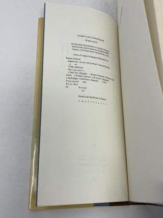 Judgment Day: My Years with Ayn Rand