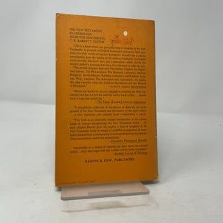 New Testament Background: Selected Documents