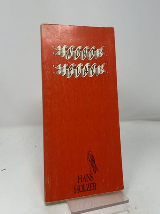 Item #450715 Word Play. Hans Holzer
