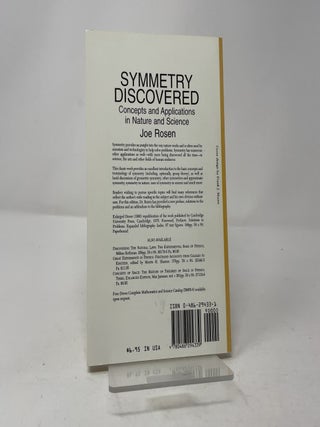 Symmetry Discovered: Concepts and Applications in Nature and Science