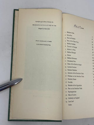 Amiable Autocrat: A Biography of Dr. Oliver Wendel