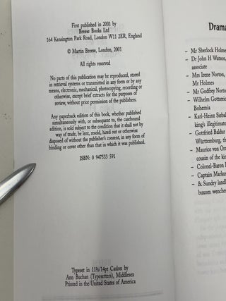 Sherlock Holmes and the Adler Papers