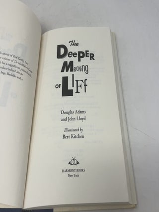 The Deeper Meaning of Liff: A Dictionary of Things There Aren't Any Words for Yet