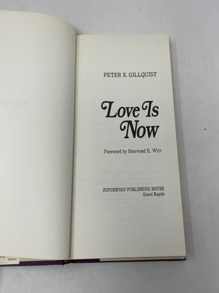 Love is Now