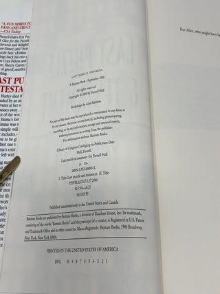 Last Puzzle & Testament