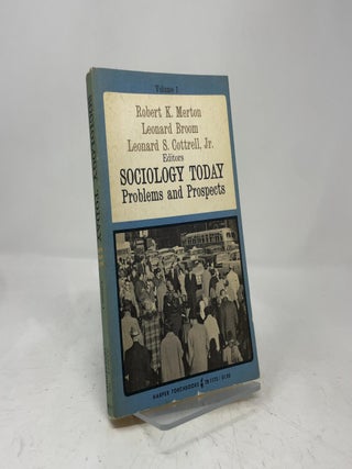 Item #451972 Sociology Today Vol. 1. Robert K. Merton