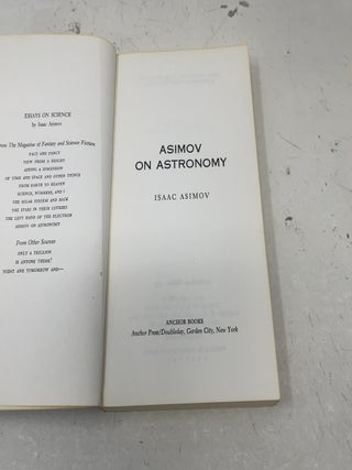 Asimov on Astronomy