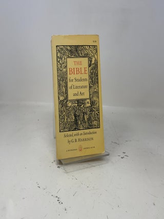 The Bible for Students of Literature and Art