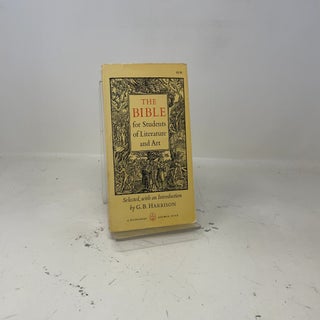 The Bible for Students of Literature and Art