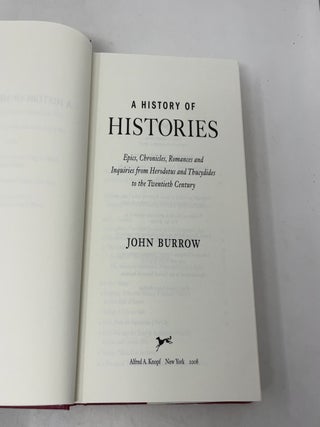 A History of Histories