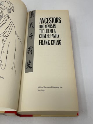 Ancestors, 900 years in the Life of a Chinese Famiy