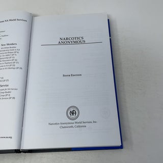 Narcotics Anonymous 6th Edition