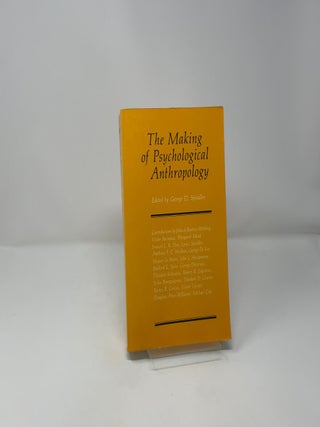 The Making of psychological anthropology