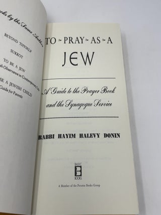 To Pray as a Jew