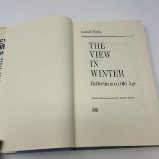 The View in Winter: Reflections on Old Age