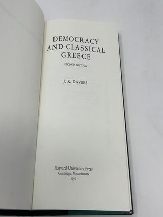 Democracy and Classical Greece