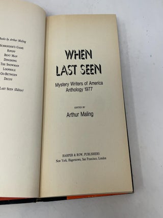 When Last Seen