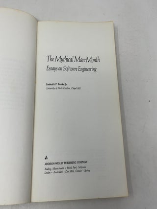 The Mythical Man-Month: Essays on Software Engineering