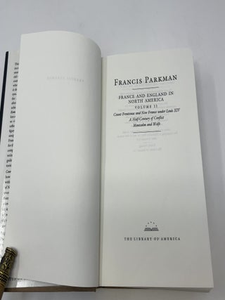 Francis Parkman: France And England In North America, Volume II