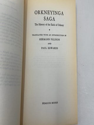 Orkneyinga Saga: The History of the Earls of Orkney