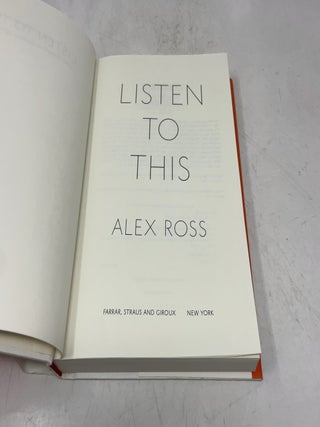 Listen to This