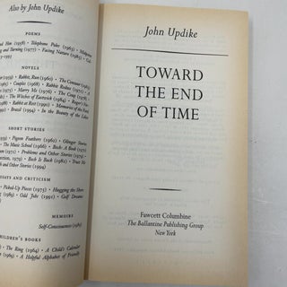 Toward the End of Time
