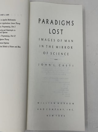 Paradigms Lost: Images of Man in the Mirror of Science