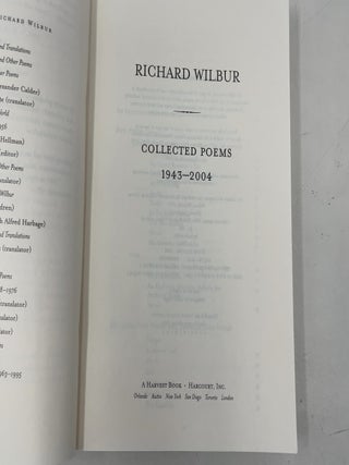 Collected Poems, 1943-2004